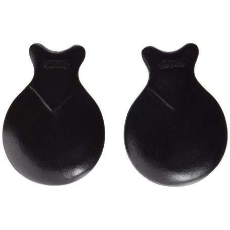 Castagnettes en Bois d'Ébène - 6 Paires Noir