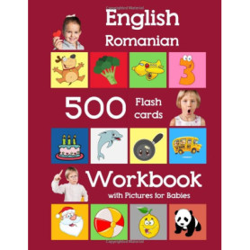 Coffret de 500 Flashcards en Anglais et Roumain pour Bébé