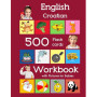 Coffret de 500 Flashcards Anglais-Croate pour Enfants avec Images