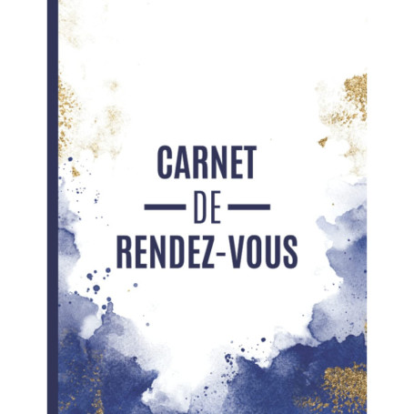 Carnet de Rendez-vous Professionnel - Agenda Pratique Non Daté