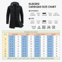 Cardigan Zippé à Capuche KUDORO pour Homme - Pull Tricot Épais et Confortable