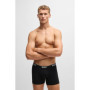 Lot de 3 Boxers Longs en Coton Stretch BOSS pour Hommes - Noir