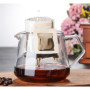 Serveur à café en verre borosilicate ZNZNANG - 650 ml, idéal pour café, thé et lait