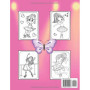 Livre de coloriage Ballerina pour enfants de 4 à 8 ans - 80 pages d'activités créatives