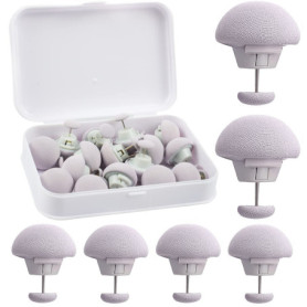 Lot de 16 Clips de Fixation pour Couette avec Boîte de Rangement