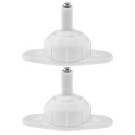 Supports Pivotants à 360° pour Détecteurs Muraux - Lot de 2