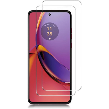 Lot de 2 protections d'écran en verre trempé pour Motorola Moto G84 5G