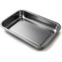 Plateau Rectangulaire en Acier Inoxydable - 40 x 30 cm - Space Home