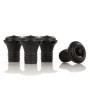 Lot de 4 Bouchons à Vin en Silicone - Conservation Optimale Qpractiko