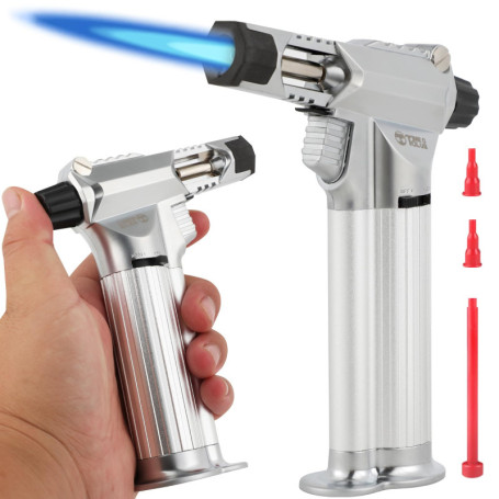 Brûleur de Cuisine Professionnel Tout Métal avec Verrouillage de Sécurité