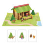 Jeujura - Mon Premier Chalet en Bois - Jeu de Construction pour Enfants