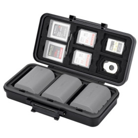 Étui de Stockage Multifonction JJC pour Batteries et Cartes Mémoire