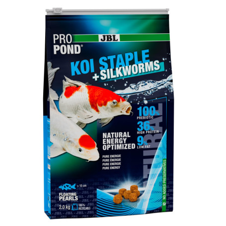 JBL PROPOND Koi Aliment Complet 2kg avec Vers à Soie