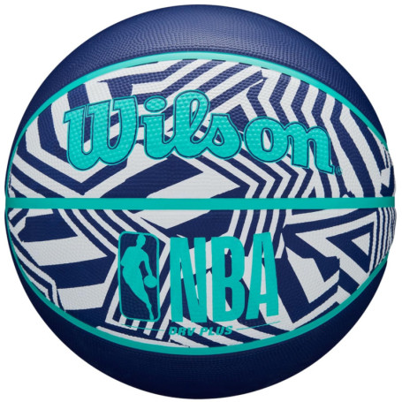 Ballon de Basketball Wilson NBA DRV Plus Dazzle Camo - Bleu Marine - Taille 5