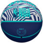 Ballon de Basketball Wilson NBA DRV Plus Dazzle Camo - Bleu Marine - Taille 5