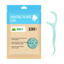 Fil Dentaire à la Menthe avec Manche - 100 Pcs Carehabi