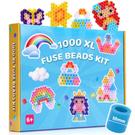 Kit de Perles à Repasser VynyQoo - 1000 Perles Multicolores pour DIY