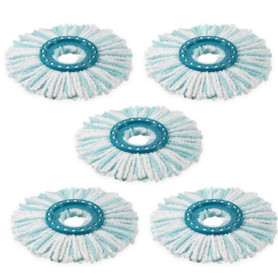 Lot de 5 Têtes de Rechange pour Balai Serpillière Ronde AVAENZO
