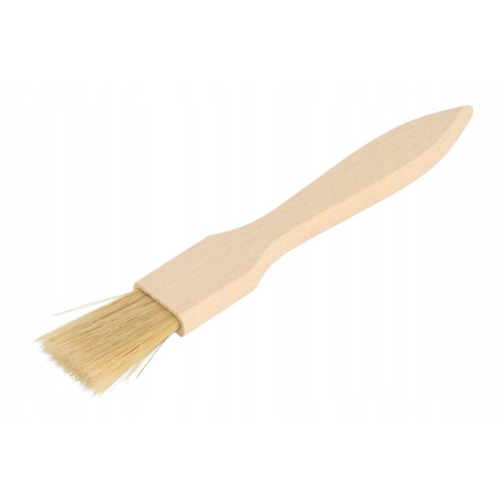Pinceau de Cuisine Écologique en Bois - 20 cm avec Poils Naturels