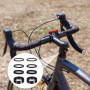 Kit d'Entretoises de Potence en Aluminium pour Vélo - Réglage Hauteur Guidon