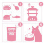 Sanabelle Freshe Mieze Mixtray - 10 x 100 g de Nourriture Humide pour Chats