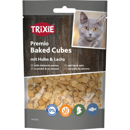 Trixie Friandises Naturelles pour Chat au Poulet et Saumon - 50 g