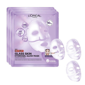 Masque Visage Hydrogel Éclat L'Oreal Paris - Lot de 3 pour Hydratation Intense