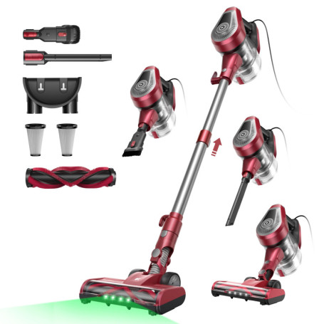 Aspirateur Balai Vexilar Blitz C8 - Puissant et Pratique avec Recharge Murale