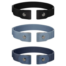 Ensemble de 3 Ceintures Élastiques Ajustables TRKETK - Confort et Style