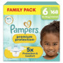 Couches Pampers Premium Protection Taille 6 - 168 Unités pour Bébé