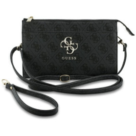 Pochette Guess 4G Noir avec Logo - Sac à Main Élégant