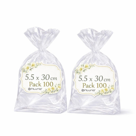 Sachets Cellophane Transparents Ofituria - 200 Sacs pour Emballages Élégants