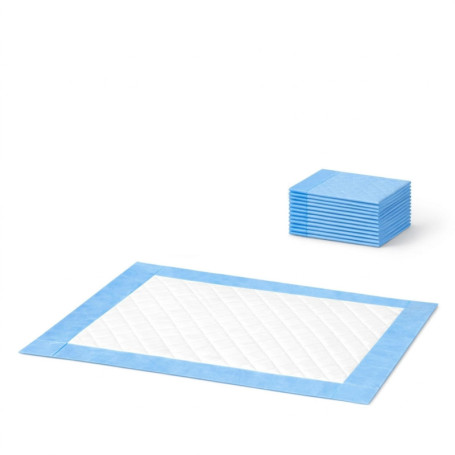 Lot de 10 Tapis Éducateurs Absorbants pour Chiens et Chats - 33 x 45 cm