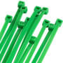 Lot de 20 Serre-Câbles en Nylon Vert 7,2 x 350 mm pour Organisation Électrique