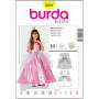 Patron de Couture Burda B4364 - Modèle Princesse 19x13 cm