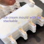 Moules à Glace XXL en Silicone Aicerous avec Couvercle et Accessoires
