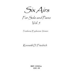 Six Airs pour Trombone et Piano - Volume 5
