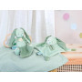 Pantin Lapin Doudou Vert Sauge - Peluche Bébé Douce