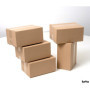 Boîtes en Carton IPEA 25 x 18 x 12 cm - Lot de 10 pour Expéditions et Cadeaux