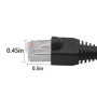 Câble RJ50 10P10C Cat 5E QIANRENON 5 m - Mâle vers Mâle Blindé pour Équipements de Test