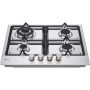 Plaque de cuisson gaz LG CBGZ2414S 4 brûleurs 60 cm en acier inoxydable