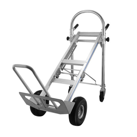 Chariot de Transport Pliable Hopopular 350kg - Diable Multi-Usage en Aluminium