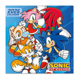 Calendrier Mural Sonic 2026 - Organisation Mensuelle avec Espace Notes
