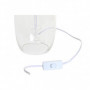 Lampe de bureau DKD Home Decor Visage Transparent Blanc Gris clair Moderne (2 Un 169,99 €