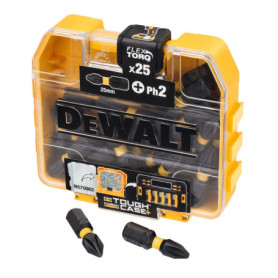 Boîte d'Embouts Impact Torsion Dewalt - 25 Embouts PH2 25mm