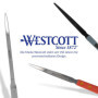 Ouvre-lettres Westcott Softgrip en Acier Inoxydable Noir