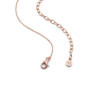 Collier Emporio Armani en Argent Sterling et Or Rose avec Pendentif en Zircon