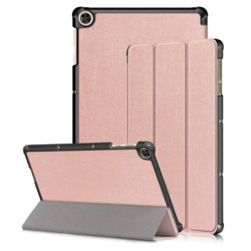 Housse en Cuir PU Kemocy pour Huawei MatePad T10/T10S - Or Rose