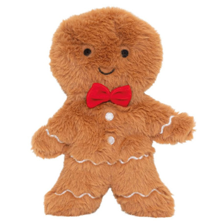 Bouillotte Doudou 2 en 1 - Peluche Pain d'Épices pour Bébé et Enfant