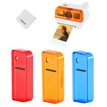 Kit de 3 filtres colorés pour Polaroid Go - Rouge, Bleu, Orange